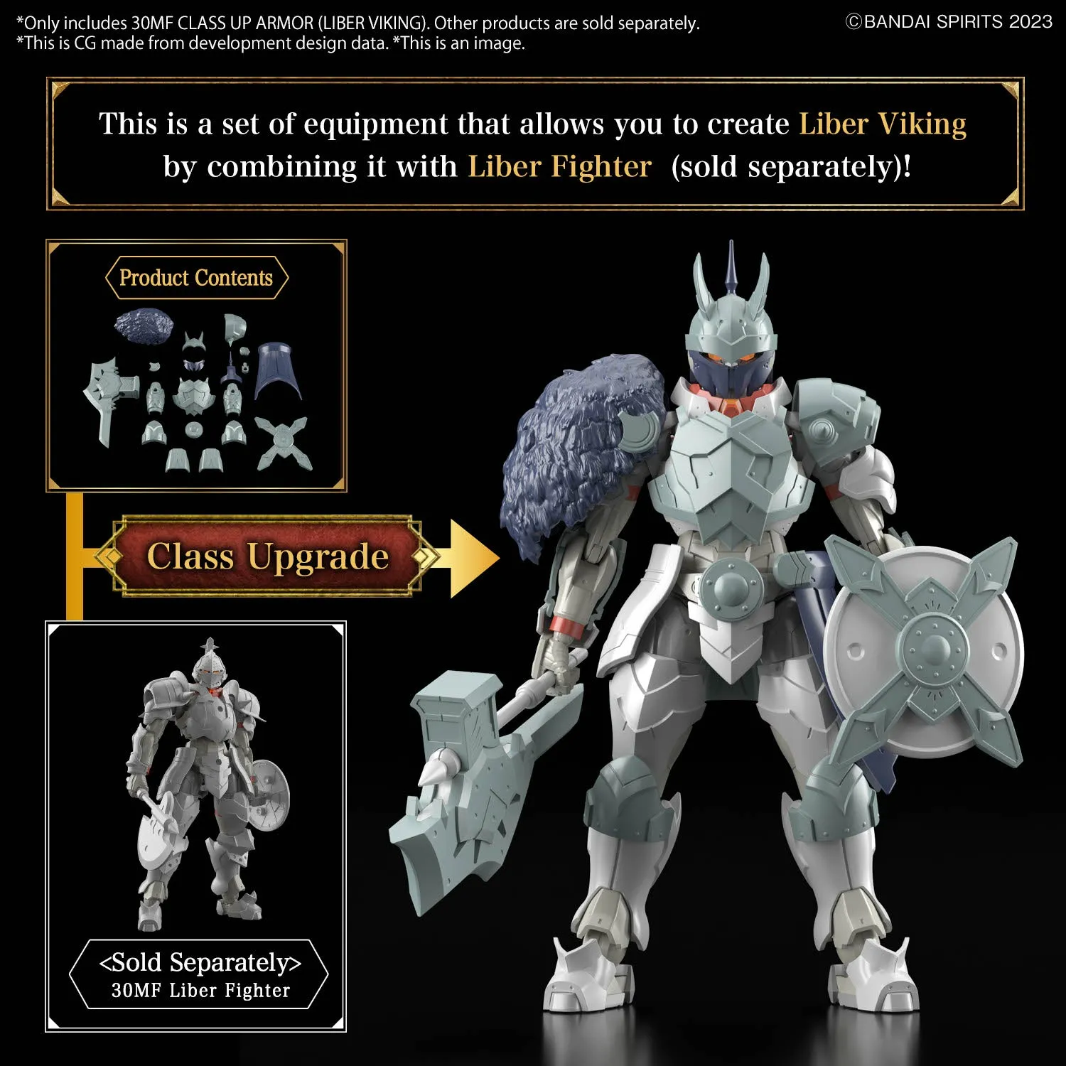 30 Minutes Fantasy Class-Up Armor Liber Viking Accessory Set