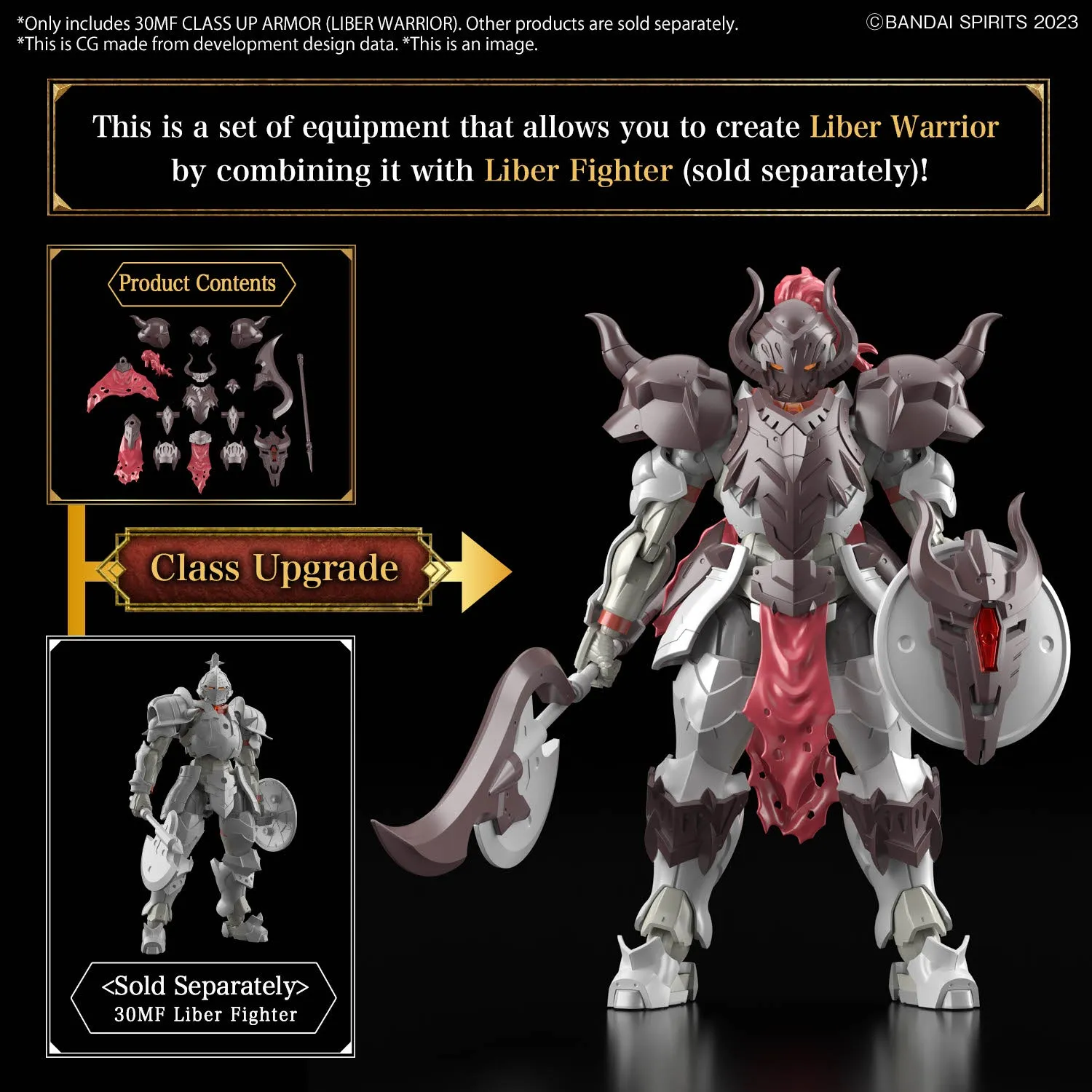 30 Minutes Fantasy Class-Up Armor Liber Warrior Accessory Set