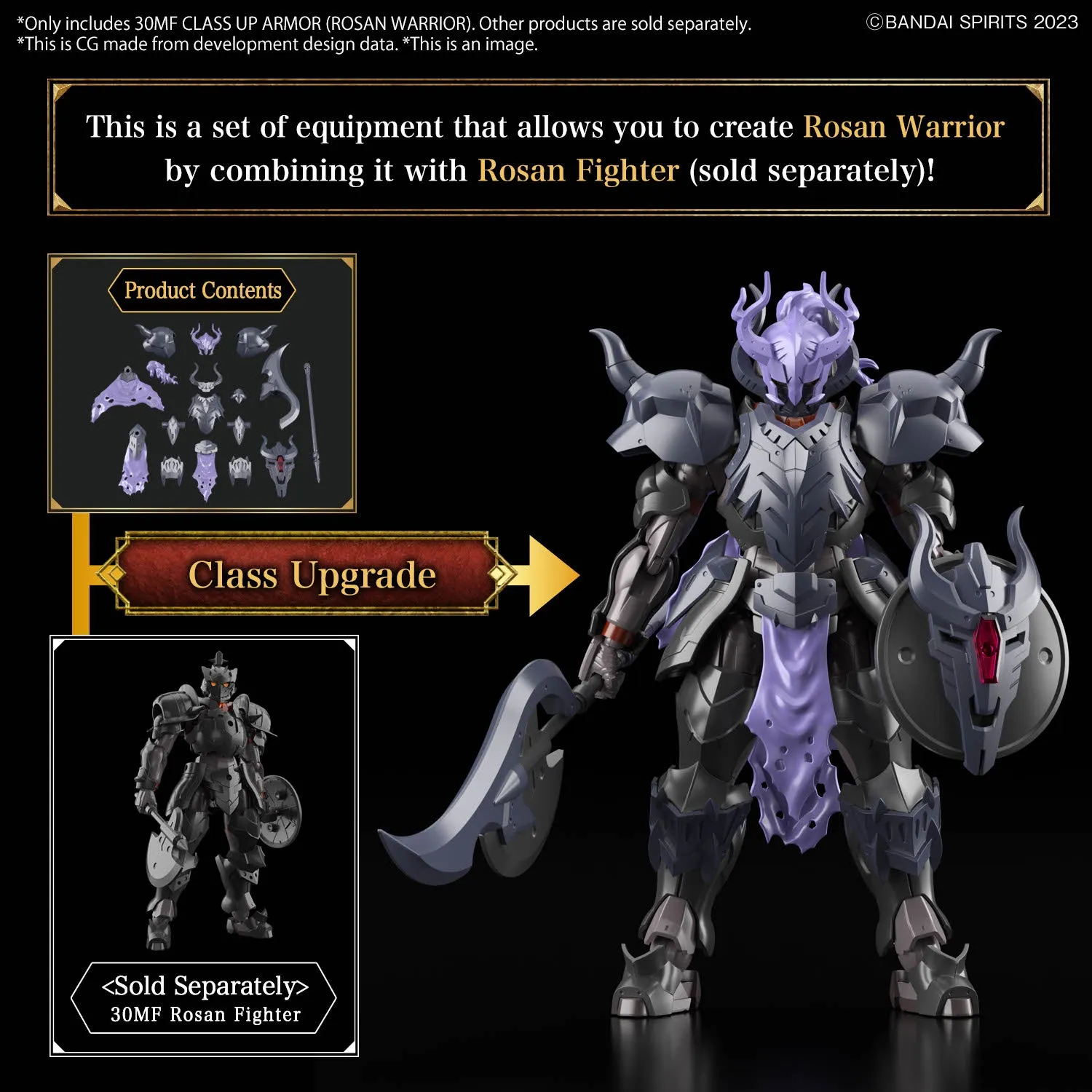 30 Minutes Fantasy Class-Up Armor Rosan Warrior Accessory Set