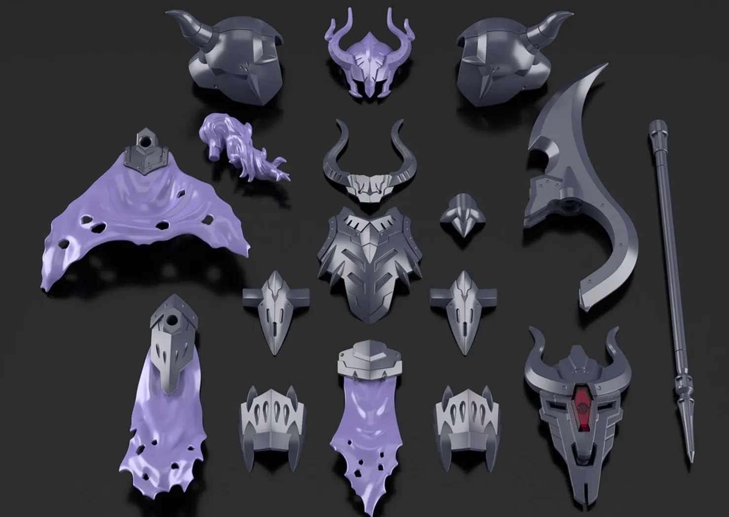 30 Minutes Fantasy Class-Up Armor Rosan Warrior Accessory Set