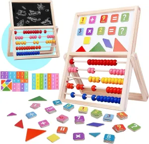 3in1 Montessori Numeric Abacus Learning Board with Marker