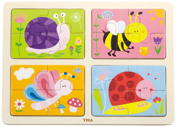 4-In-1 Puzzle: Insect 16pc