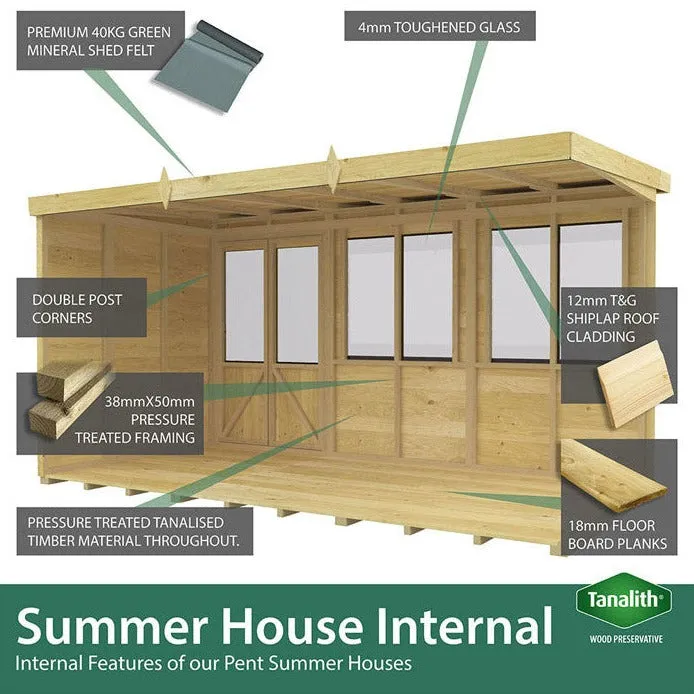 8ft x 10ft Apex Summer House