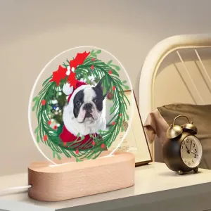 Acrylic Round Lamp Night Light for Personalized Home Decor