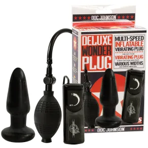 Adventure Plug: Multi-Speed Inflatable Vibrating Anal Toy for Fun Exploration