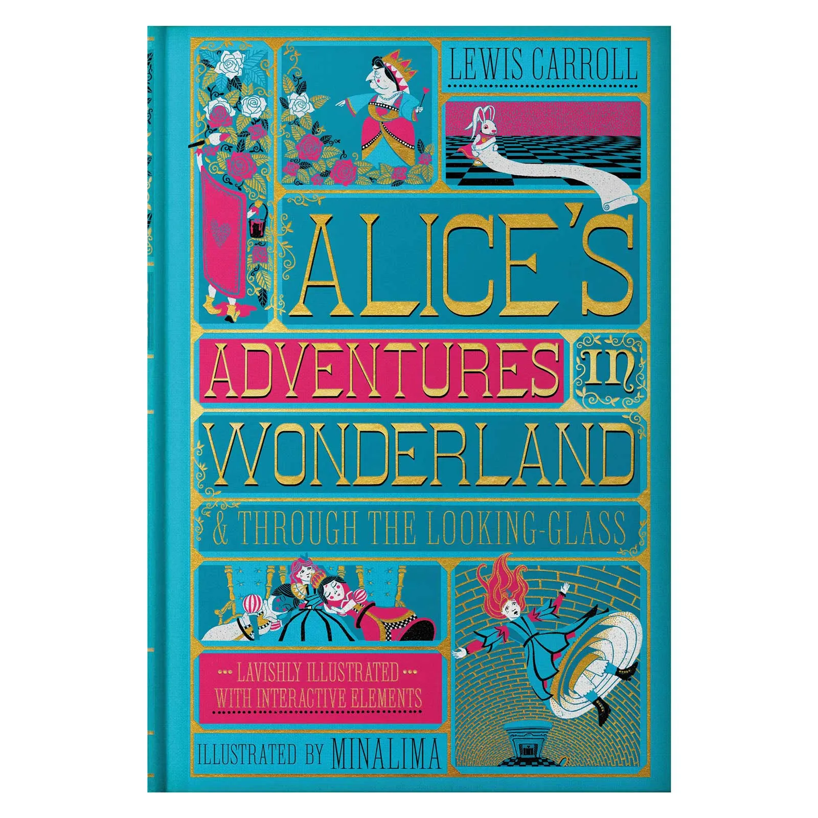Alice's Adventures in Wonderland (Illustrated with Interactive Elements)