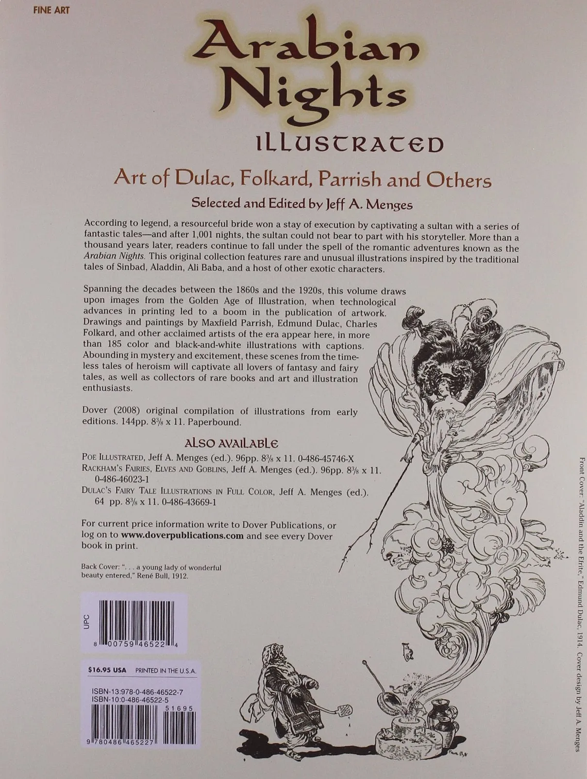 ARABIAN NIGHTS ILLUSTRATED ART OF DULAC FOLKARD PARRISH AND OTHERS