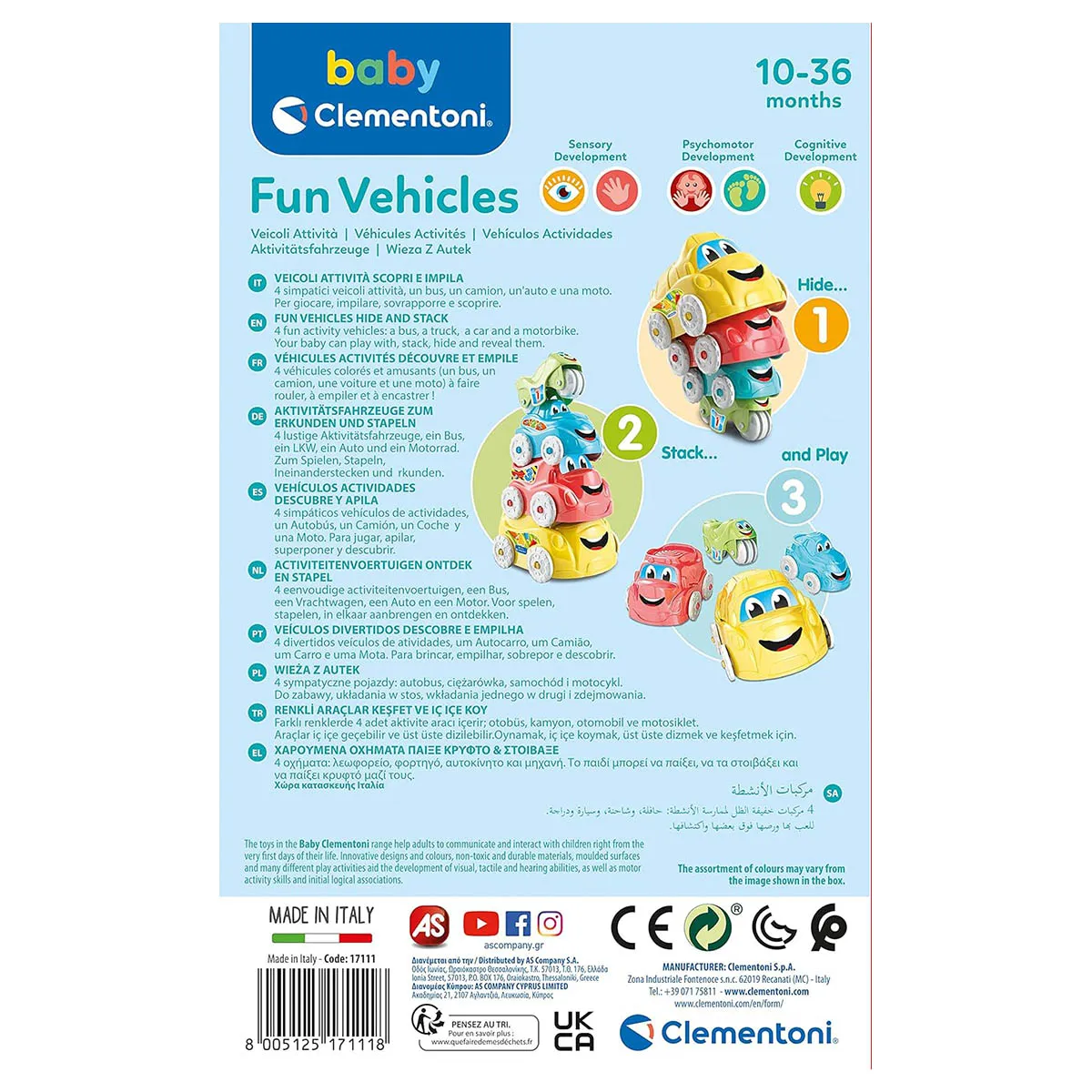 Baby Clementoni Fun Vehicles