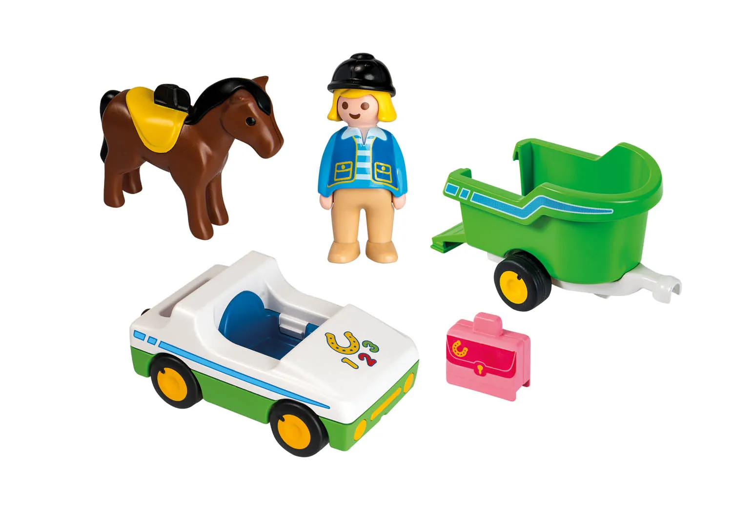 Car with Horse Trailer