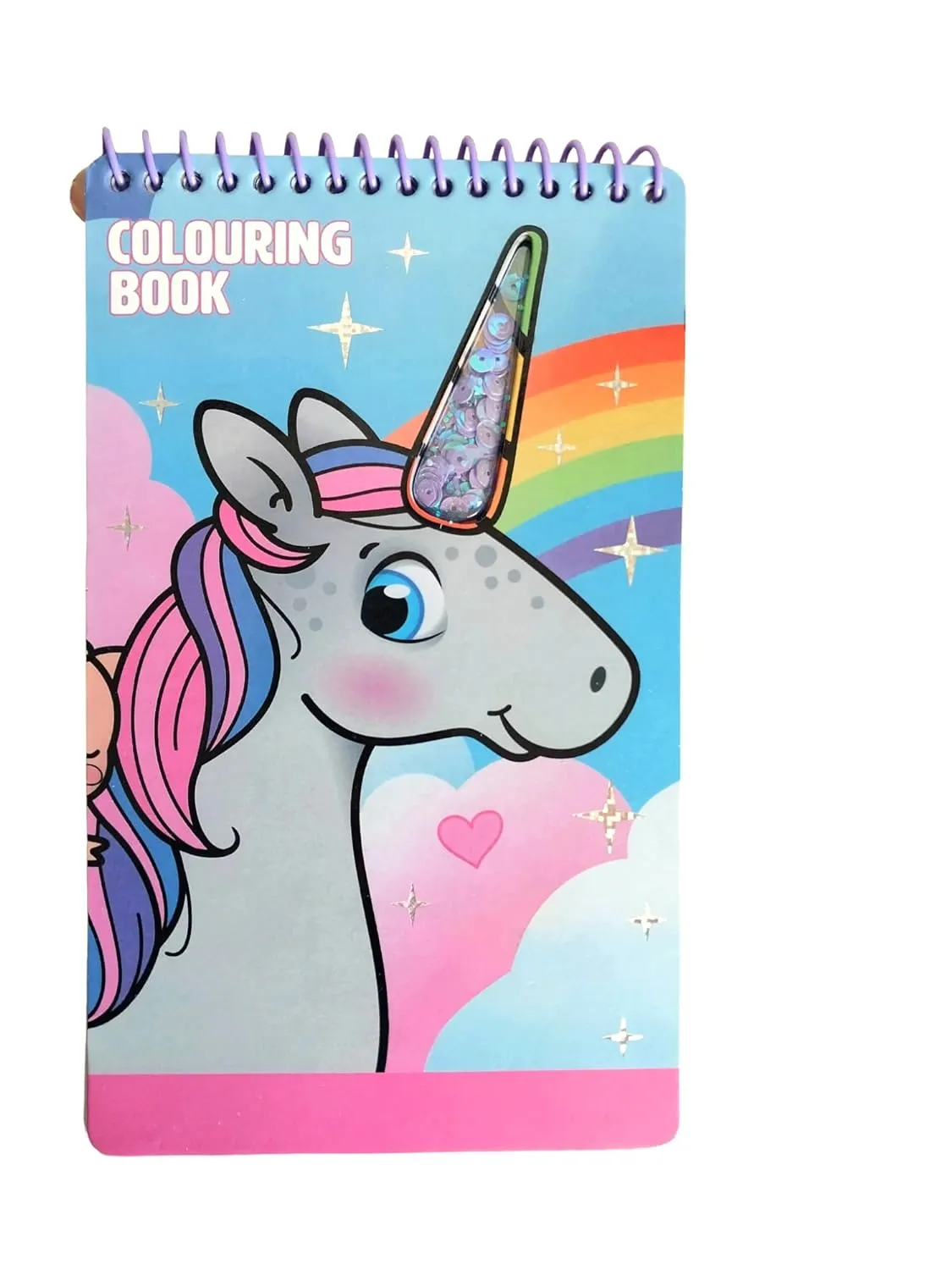 Cartoon Adventure Coloring Book with Stickers