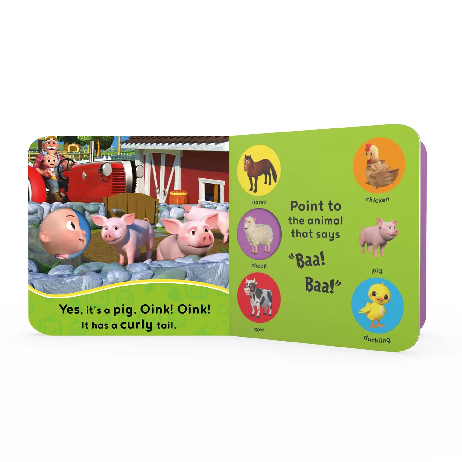CoComelon Old MacDonald's Farm board book for Ages 18 months Above