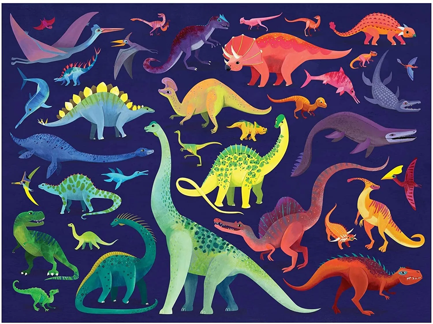 Crocodile Creek - Puzzle 500pcs - Dino World