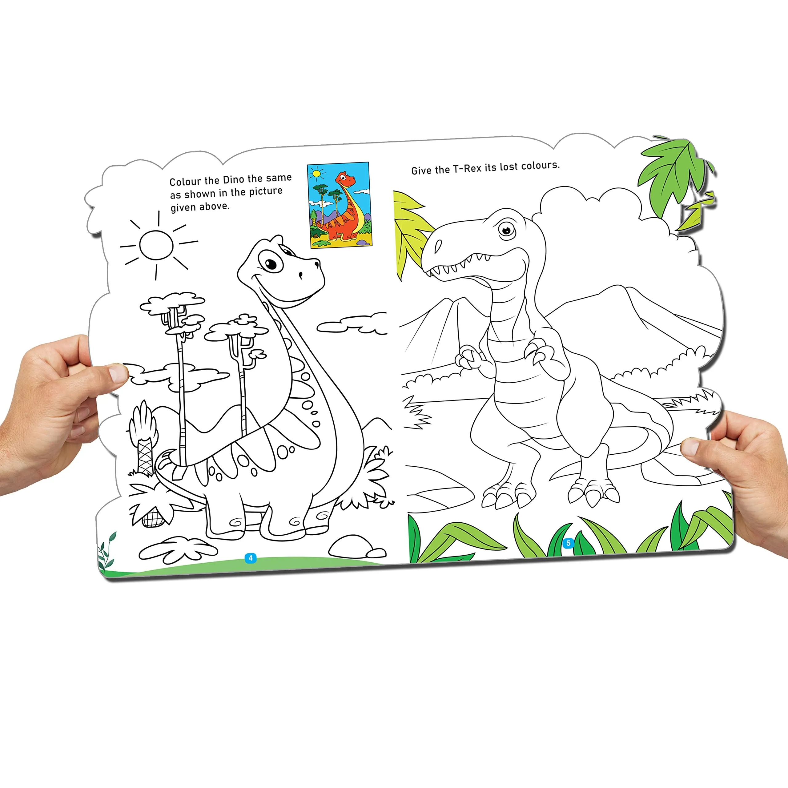Die-Cut Activity and Colouring Books (Pack of 4)