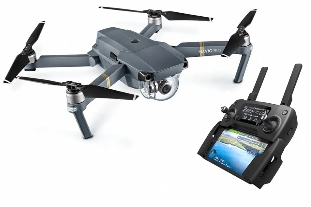 DJI - Mavic Pro Combo - Quadcopter Drone with Camera,Grey