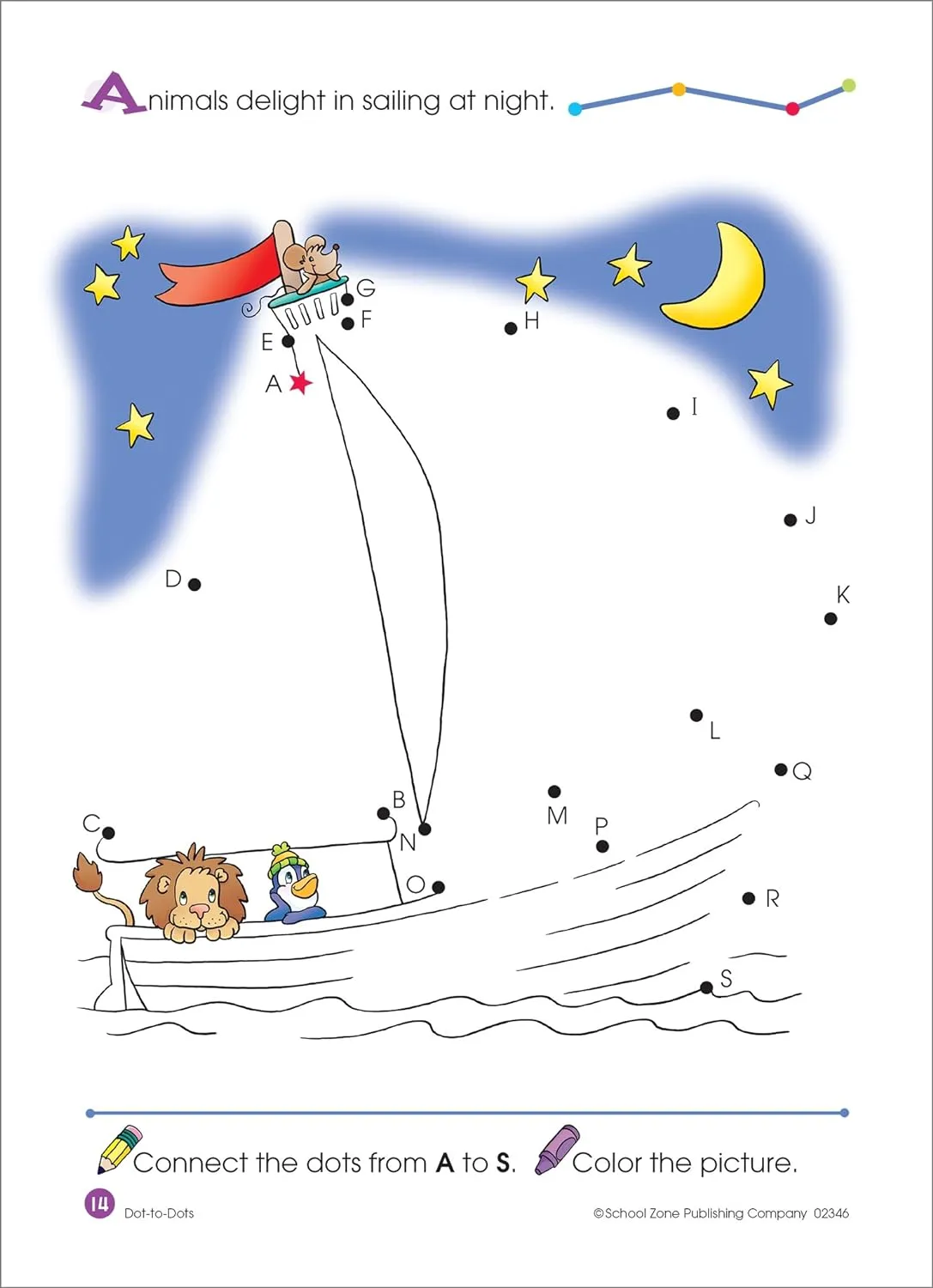 Dot-to-Dots Workbook - Ages 4 to 6, Preschool, Kindergarten, Connect the Dots, Alphabetical Order, ABCs, Numerical Order, and More