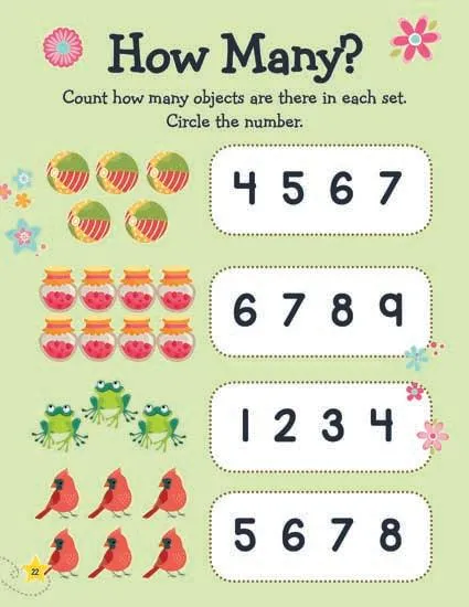 Dreamland Learn Everyday Numbers and Patterns - An Interactive & Activity Book For Kids (English)