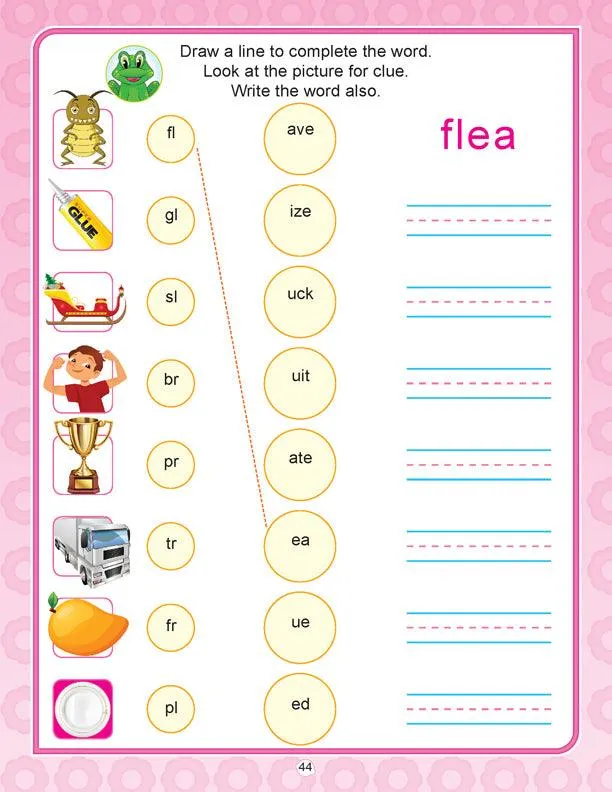 Dreamland Learn With Phonics Book 4 - An Early Learning Book For Kids (English)