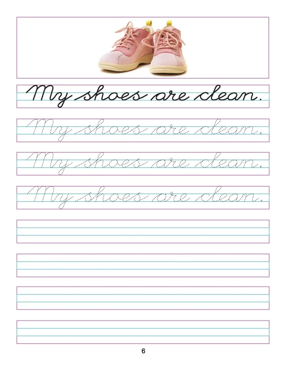 Dreamland Publications Cursive Writing Book (Sentences) Part 4