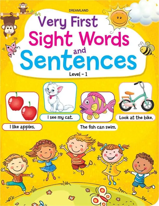 Dreamland Very First Sentence Books - An Early Learning Book For Kids - Set of 3 Titles(English)