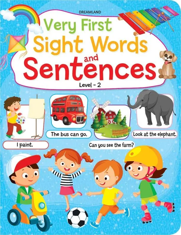 Dreamland Very First Sentence Books - An Early Learning Book For Kids - Set of 3 Titles(English)