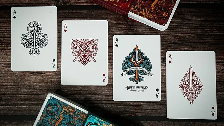 Eternal Reign (Ruby Empire) Playing Cards by Riffle Shuffle
