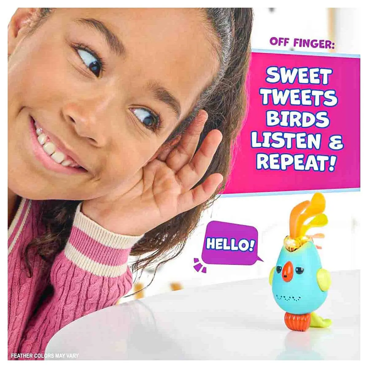 Fingerlings Sweet Tweets Interactive Bird Blue