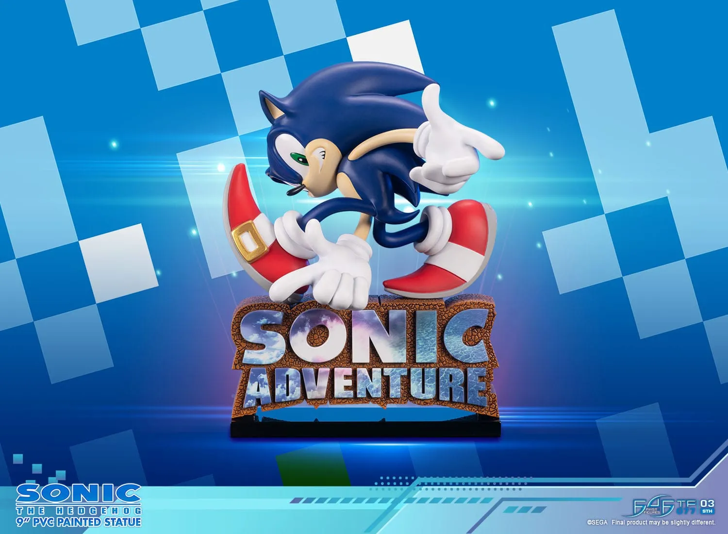 First 4 Figures Sonic Adventure Sonic the Hedgehog Standard Edition PVC Statue