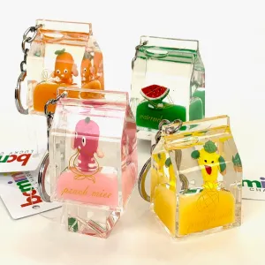 Fruitmilk Carton Floaty Keyring (Assorted - One Per Order)