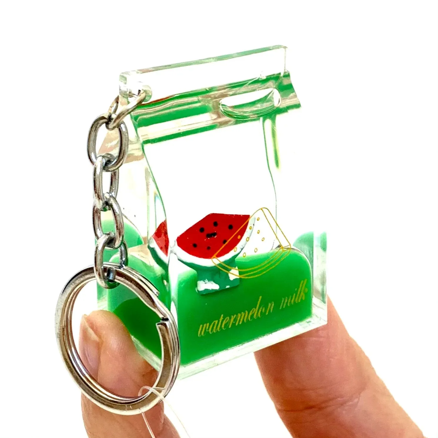 Fruitmilk Carton Floaty Keyring (Assorted - One Per Order)