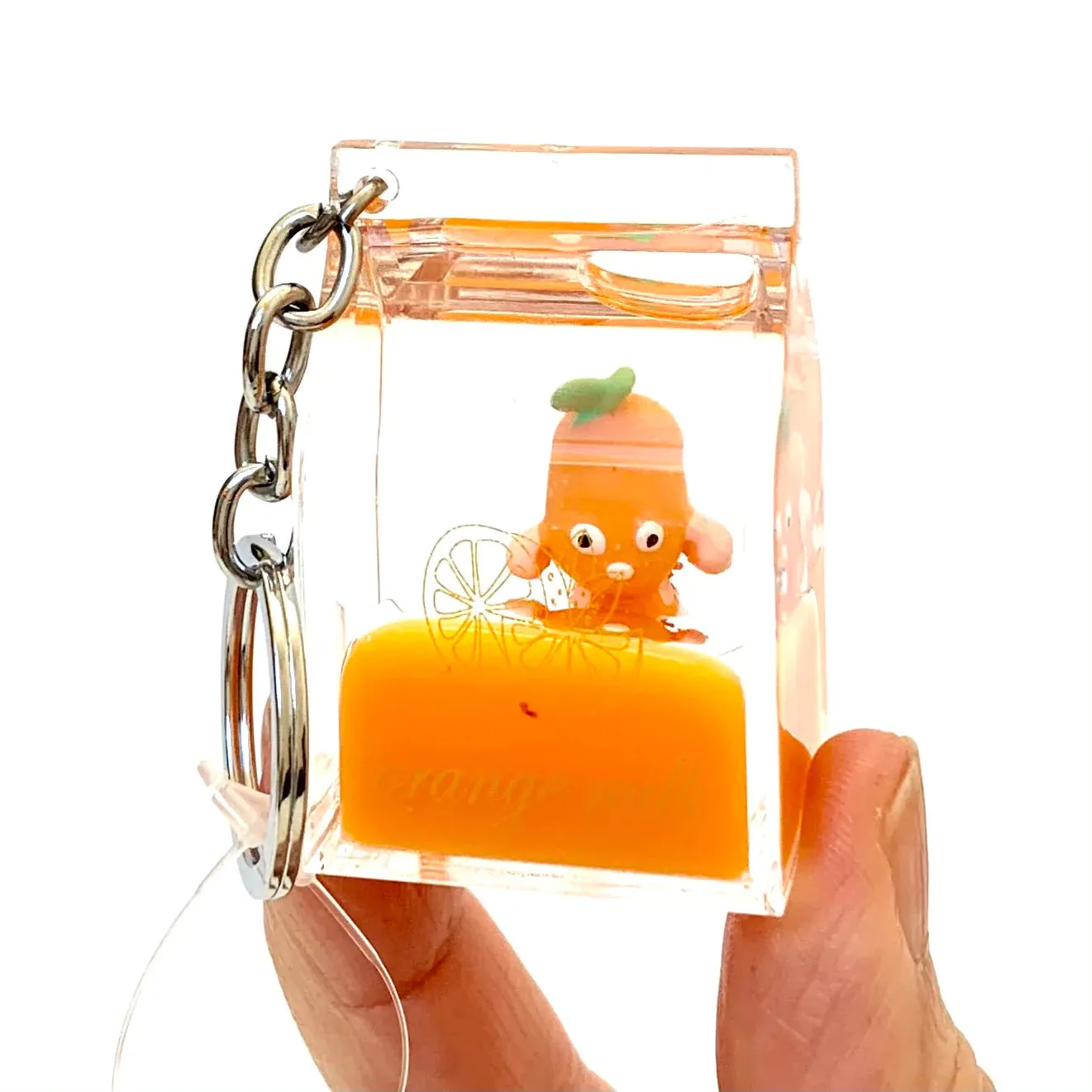 Fruitmilk Carton Floaty Keyring (Assorted - One Per Order)
