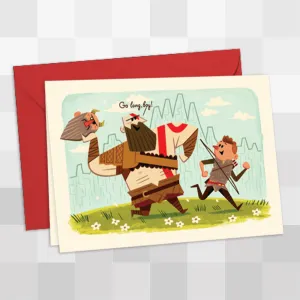 God of War Father's Day Card