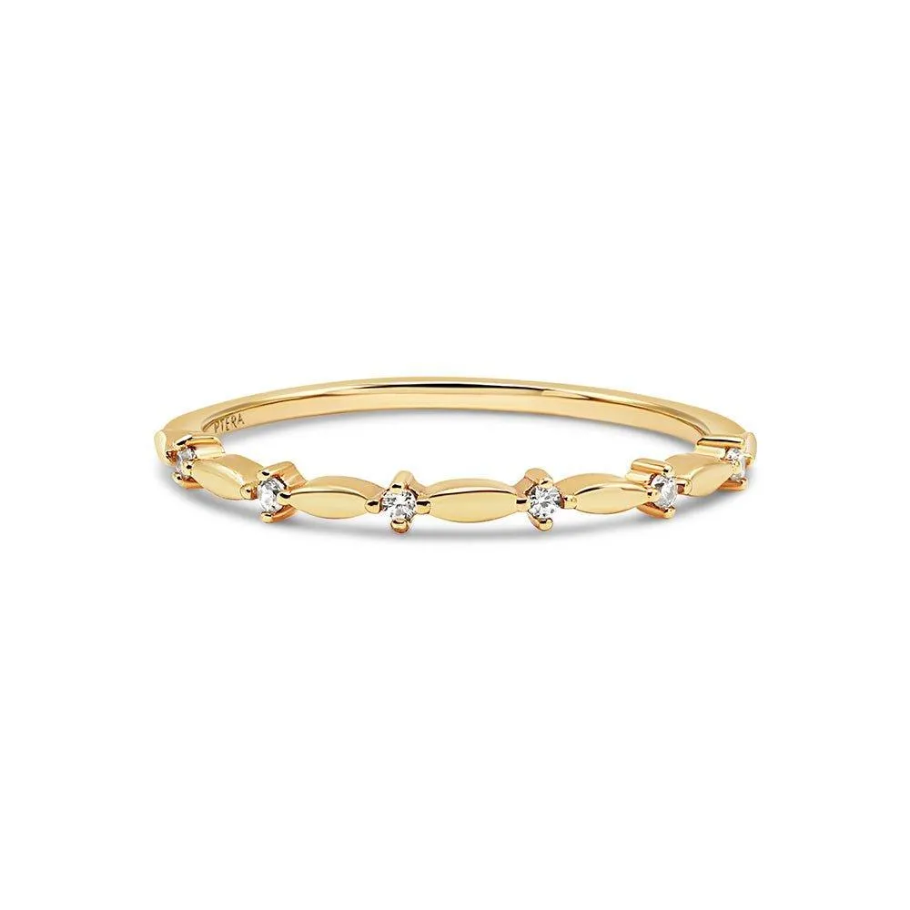 Golden Magnolia Seed Pod Ring