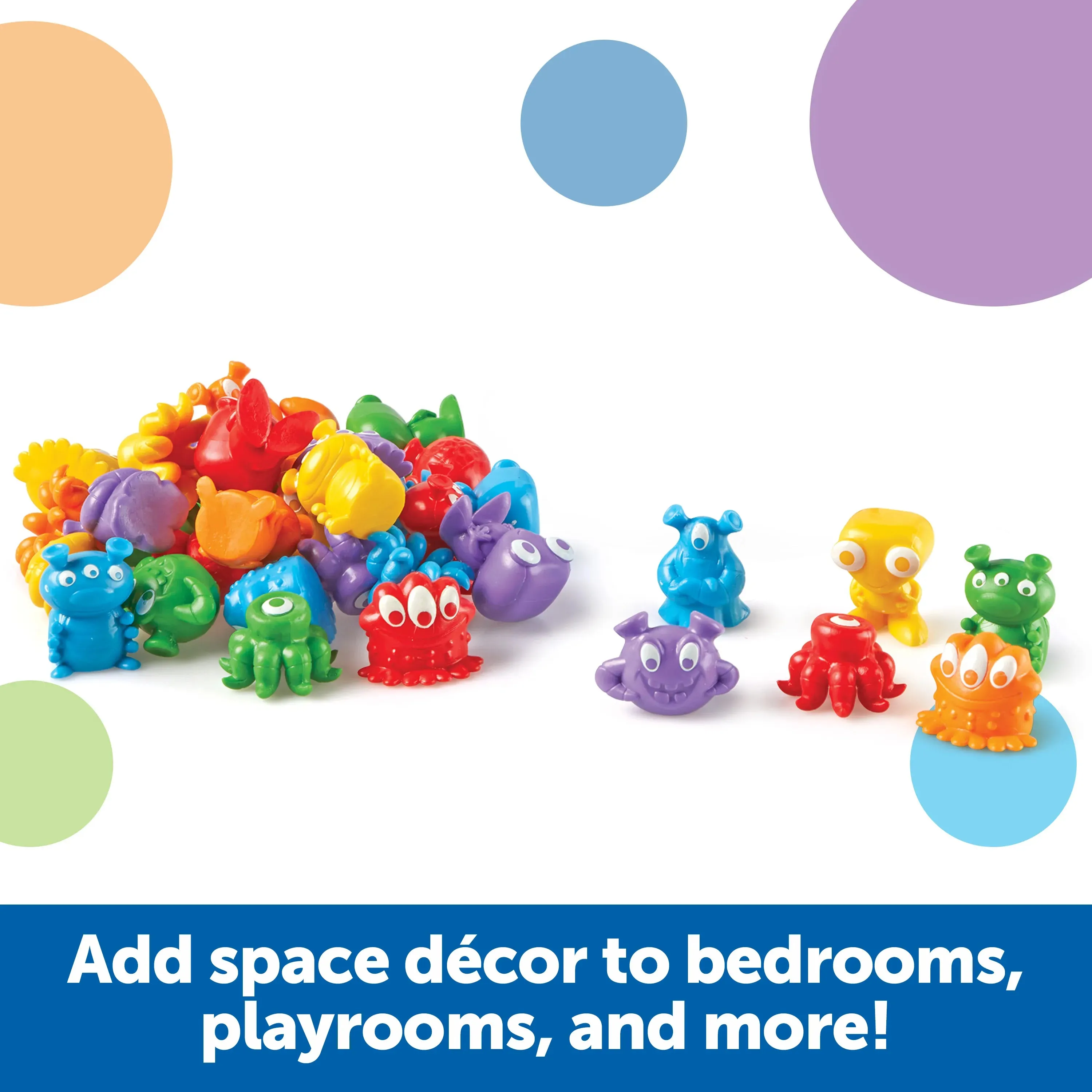 Grab & Sort Fine Motor Alien Counters 37pc