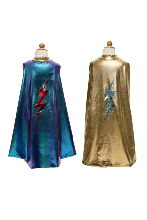 Great Pretenders Reversible Blue Lightning Holographic Cape 5/6