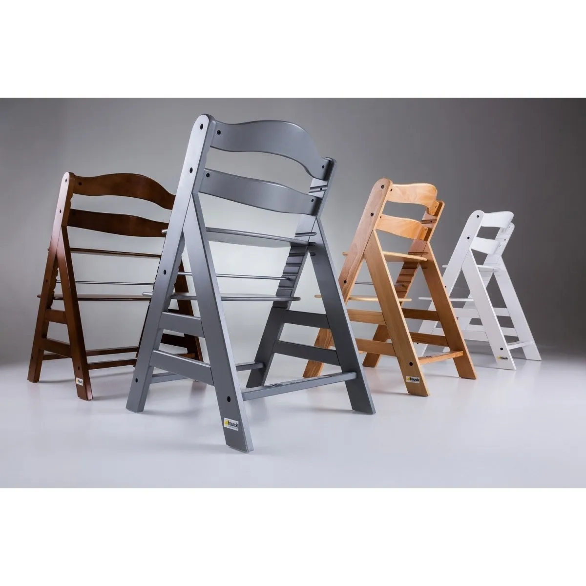 Hauck Alpha Plus B Highchair- Walnut