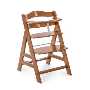 Hauck Alpha Plus B Highchair- Walnut