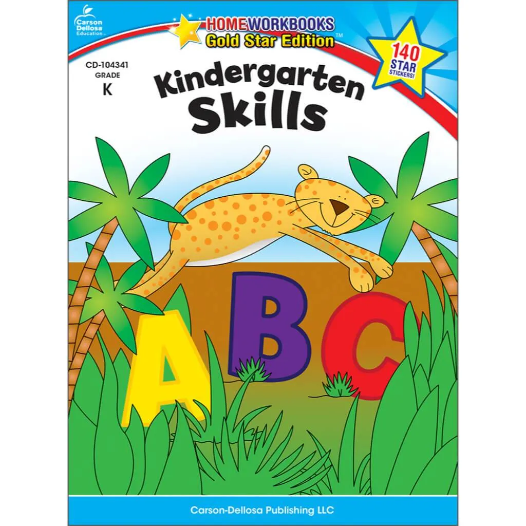 Home Workbooks Kindergarten Skills Workbook Grade K / Ages 5-6