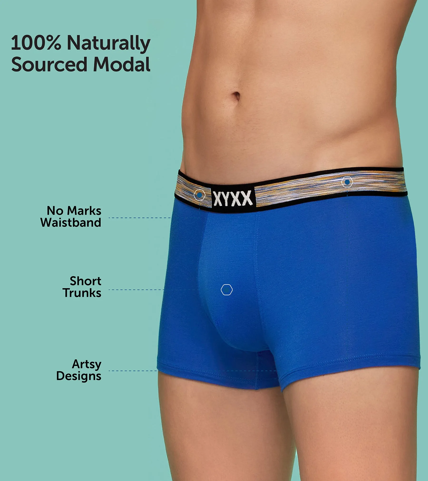 Hues Modal Trunks Blue Symphony