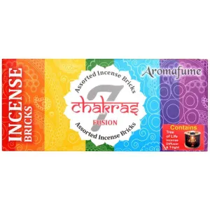 IH, 7 Chakra Aromafume w-Assorted Fragrance Bricks