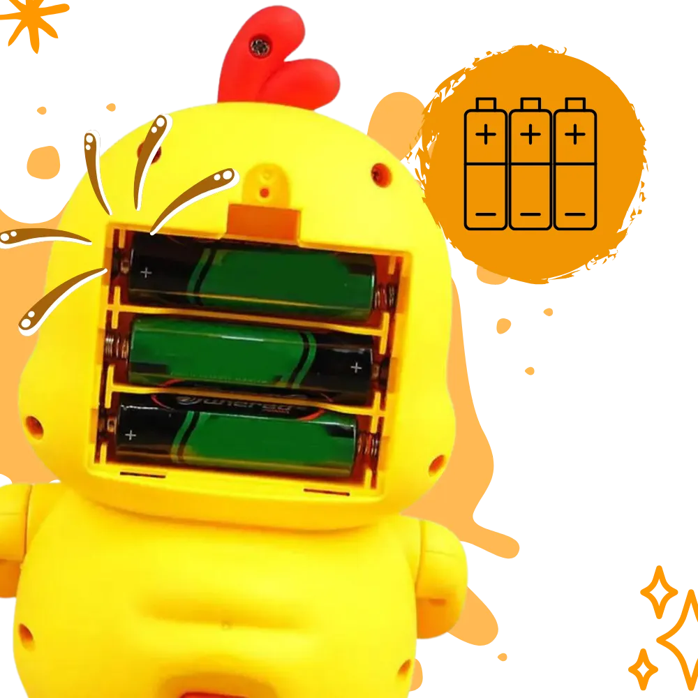 Interactive Light-Up Dancing Duck Toy
