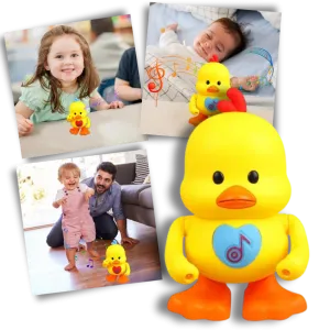 Interactive Light-Up Dancing Duck Toy