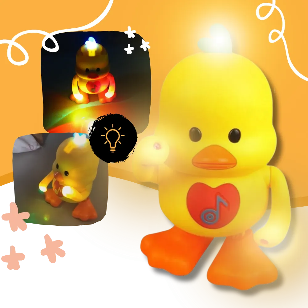Interactive Light-Up Dancing Duck Toy