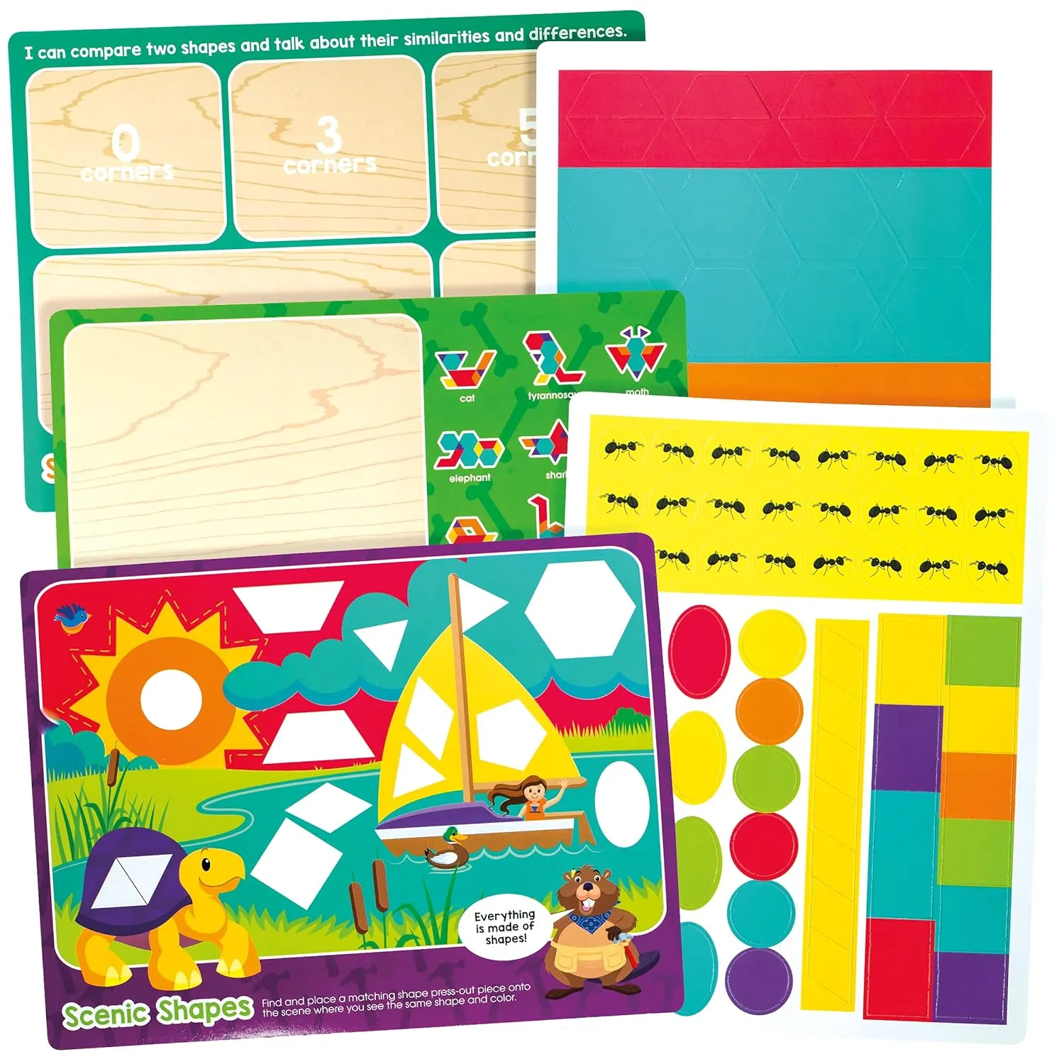 Kindergarten Full Learning Program - Ages 5-6, Workbooks, Flash Cards, Early Reading Books, Educational Games, Write & Reuse, Writing, Math, Fine Motor Skills, Stickers, and More