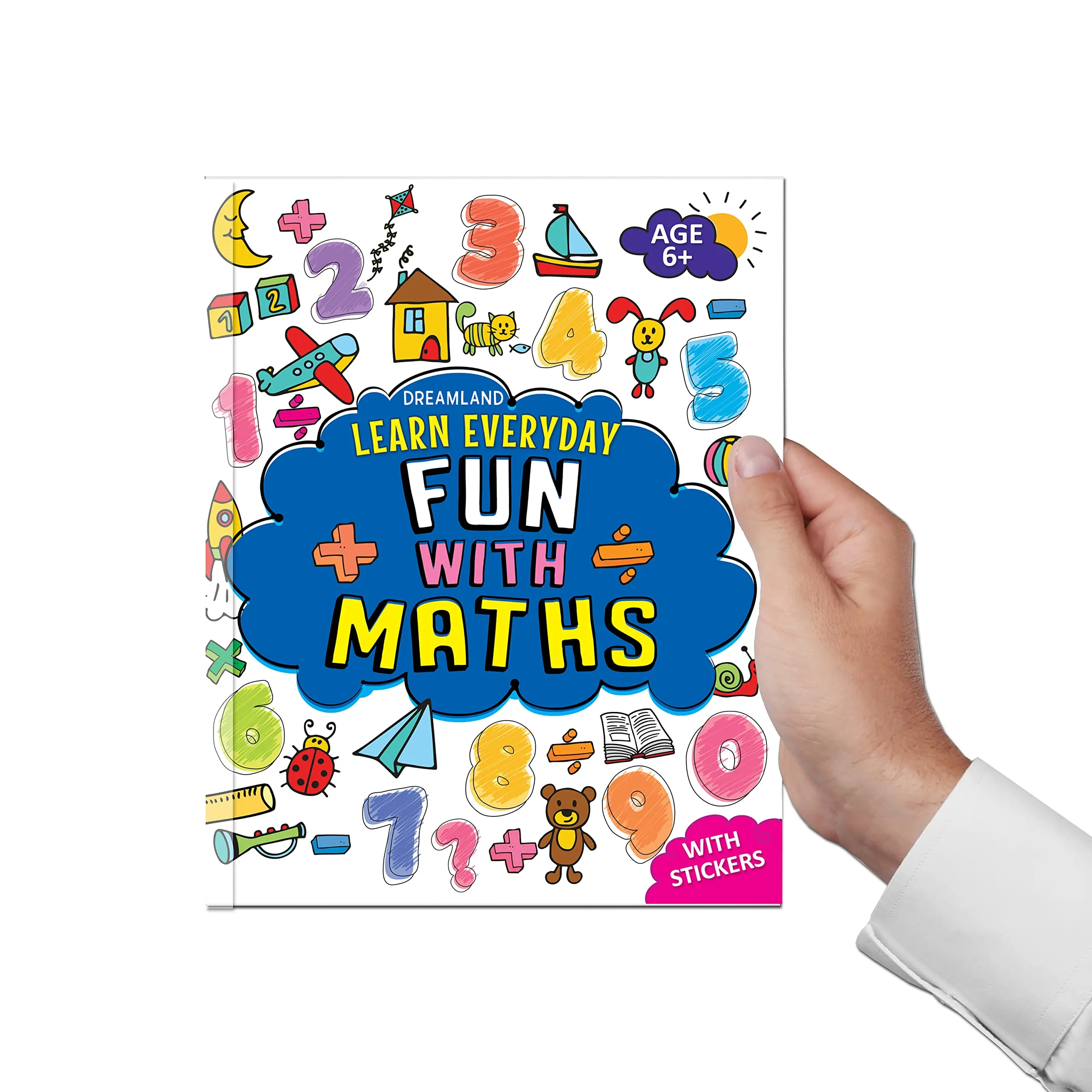 Learn Everyday Books Pack Age 6  A Set of 3 Books - Reading is Fun, Fun with Maths, Writing Skills