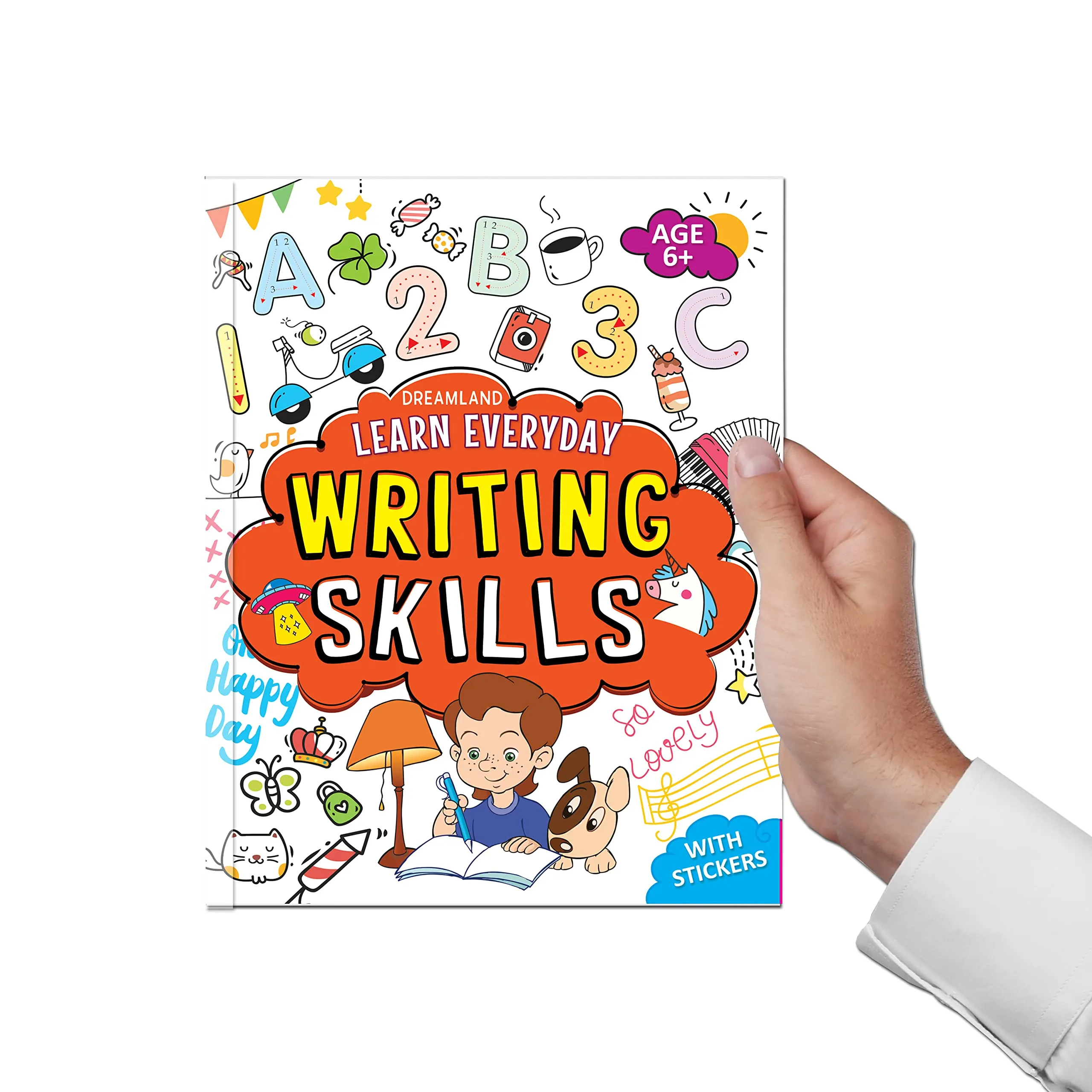 Learn Everyday Books Pack Age 6  A Set of 3 Books - Reading is Fun, Fun with Maths, Writing Skills