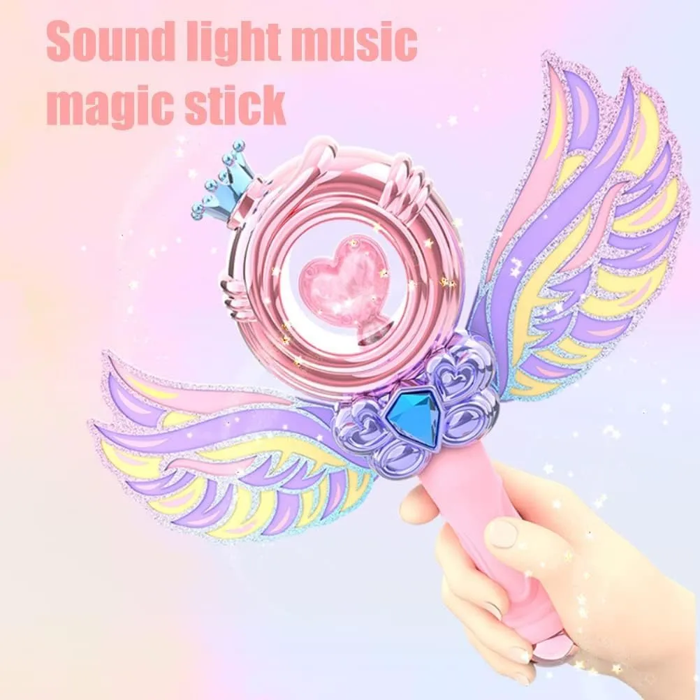Magical Light-Up Fairy Wand for Kids Handheld Musical Pretend Play Toy