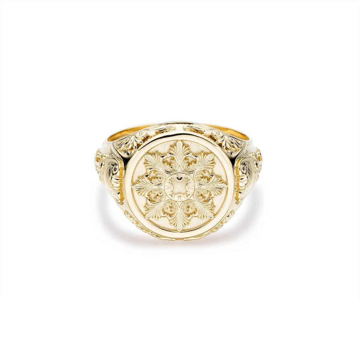 Medieval Gothic Era Floral Ring