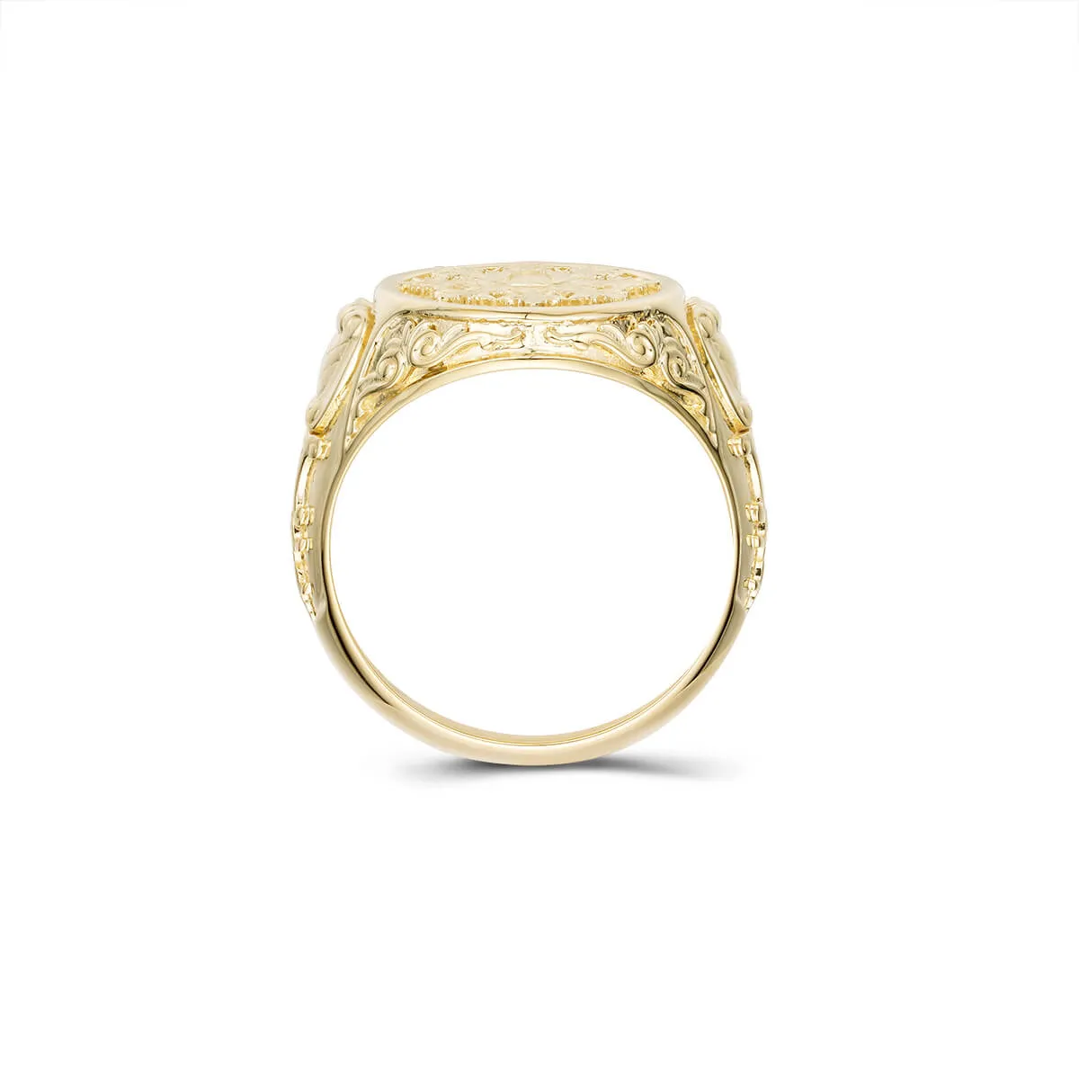 Medieval Gothic Era Floral Ring