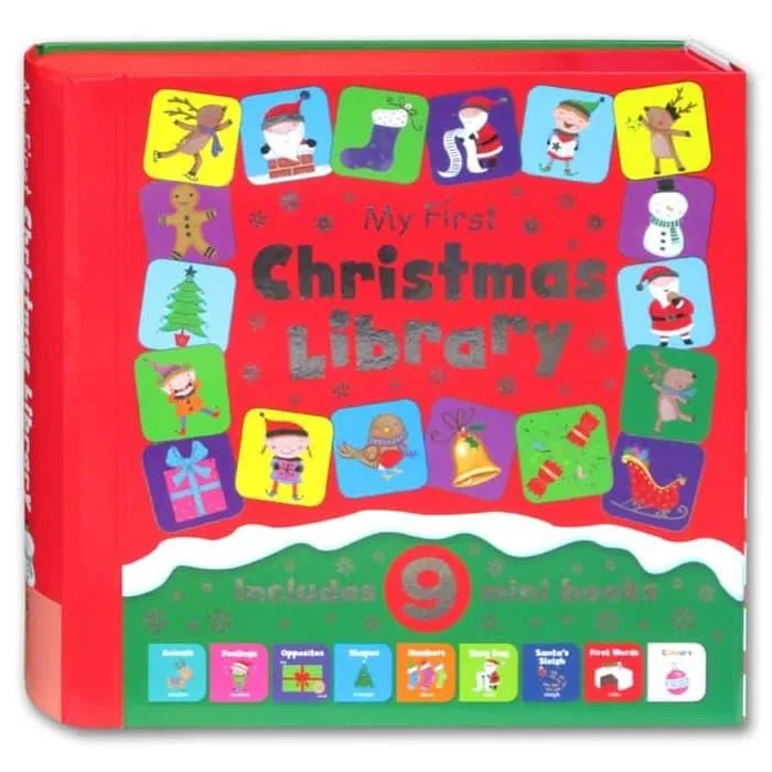 My First Christmas Library - Includes 9 Mini Books