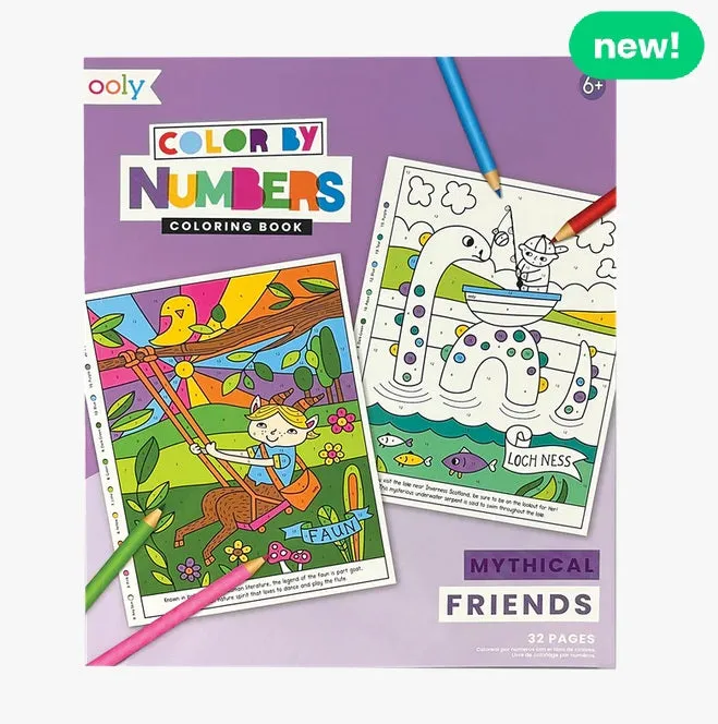 Mythical Friends Color By Numbers